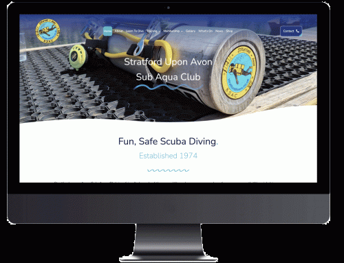 Stratford upon Avon Divers Website Design